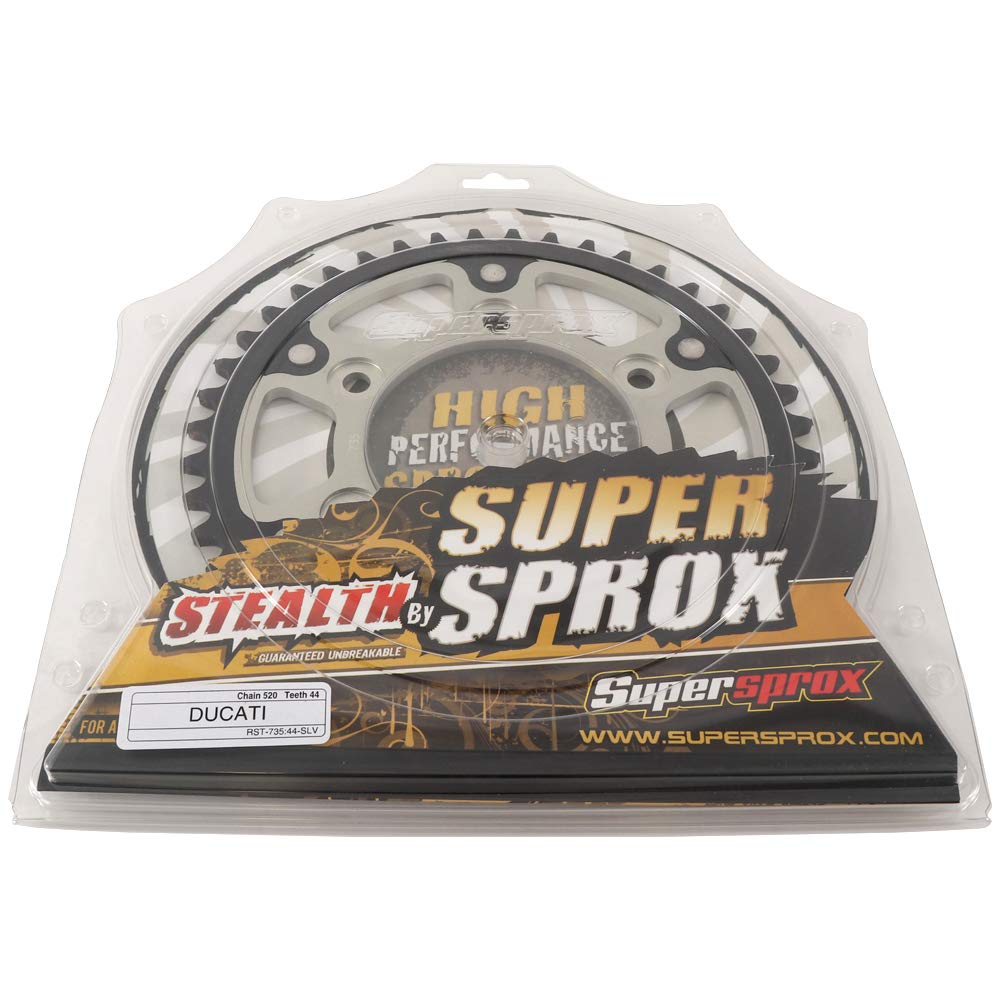 Amazon | スーパースプロケット RST-735-44-SLV ブラック シルバー